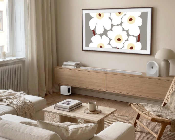 65" The Frame LS03HA 4K Samsung Vision AI Smart TV (2026) Black