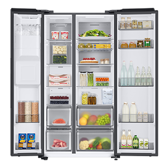 front-open-with-food Black