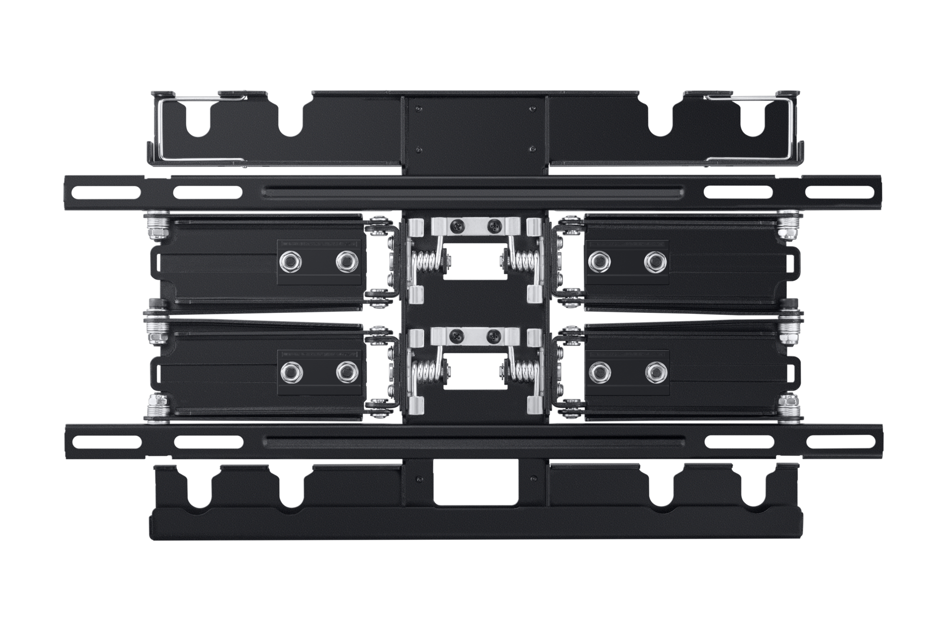 Full Motion Slim Wall Mount Back Black 