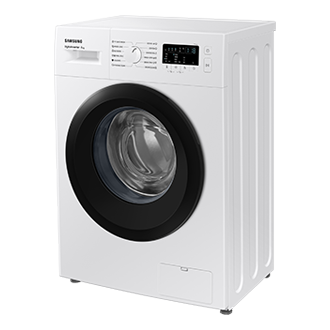 6kg WW3000AM Front loading Washer with Digital Inverter Technology and Hygiene Steam R-Perspective White 