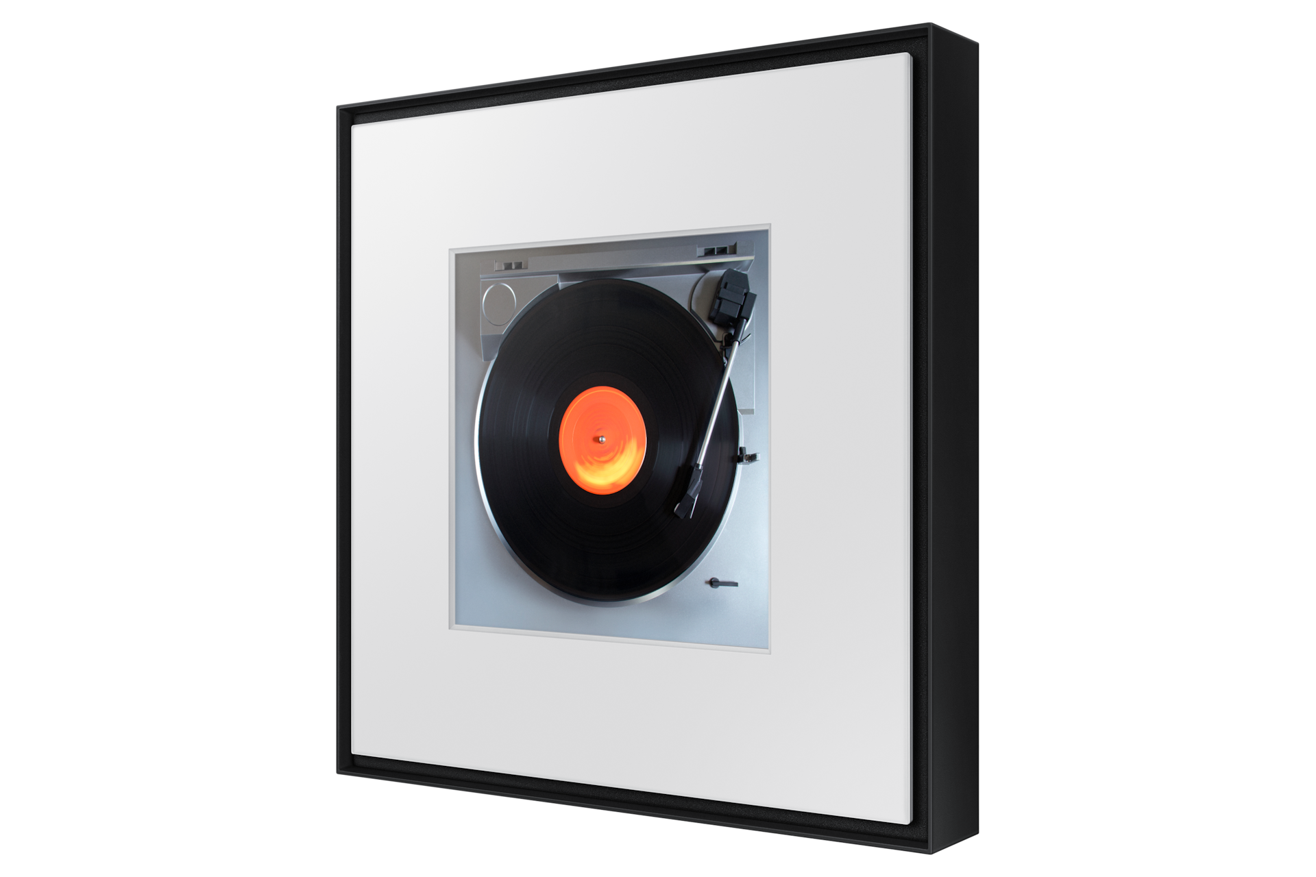 Music Frame LS60D WiFi-Bluetooth Wireless Speaker (2024) R-Perspective Black 