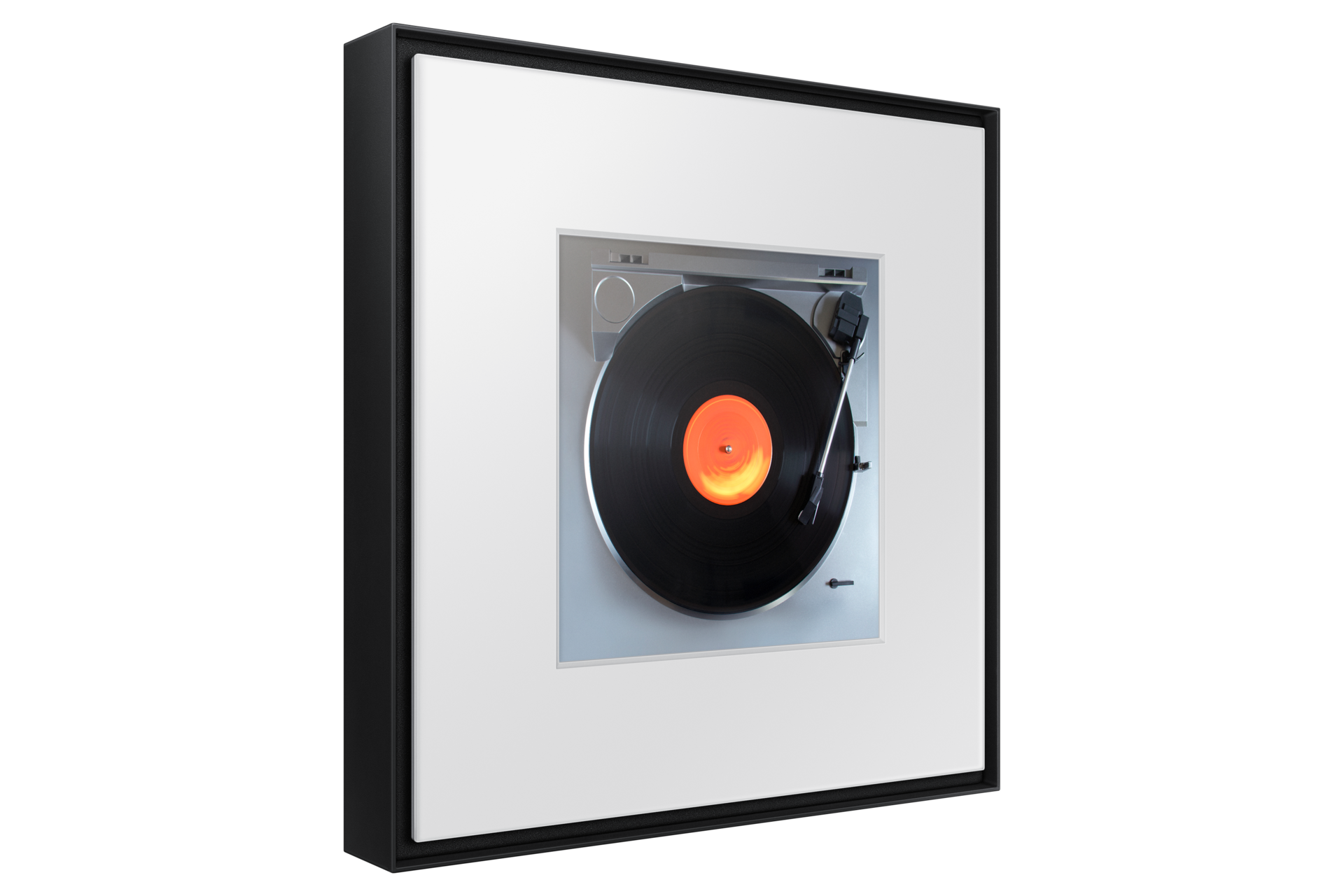 Music Frame LS60D WiFi-Bluetooth Wireless Speaker (2024) L-Perspective Black 