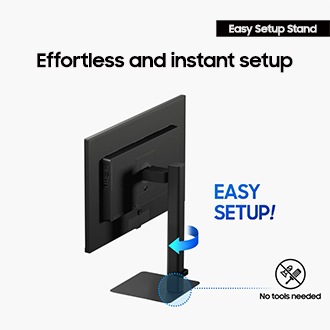 An effortless and instant setup stand that no need tools.