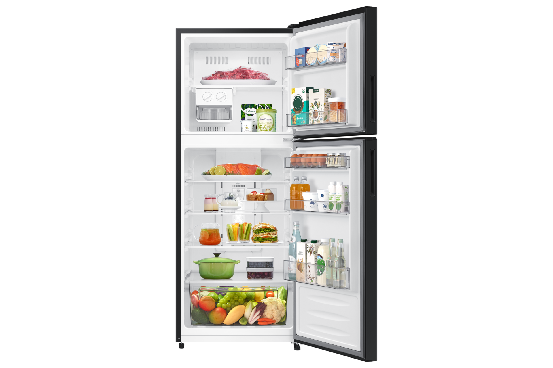 front-open-with-food Black