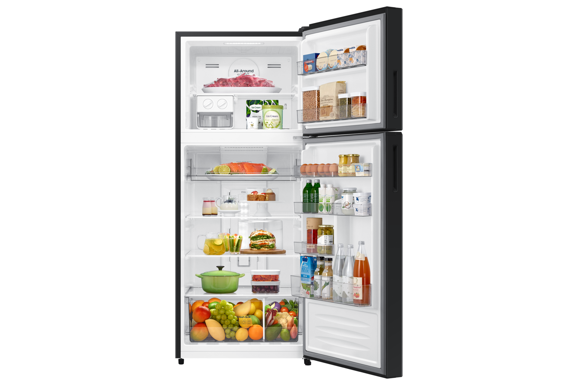 front-open-with-food Black