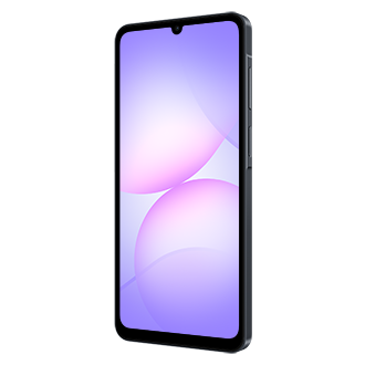 Galaxy A07 FrontR30 Black 