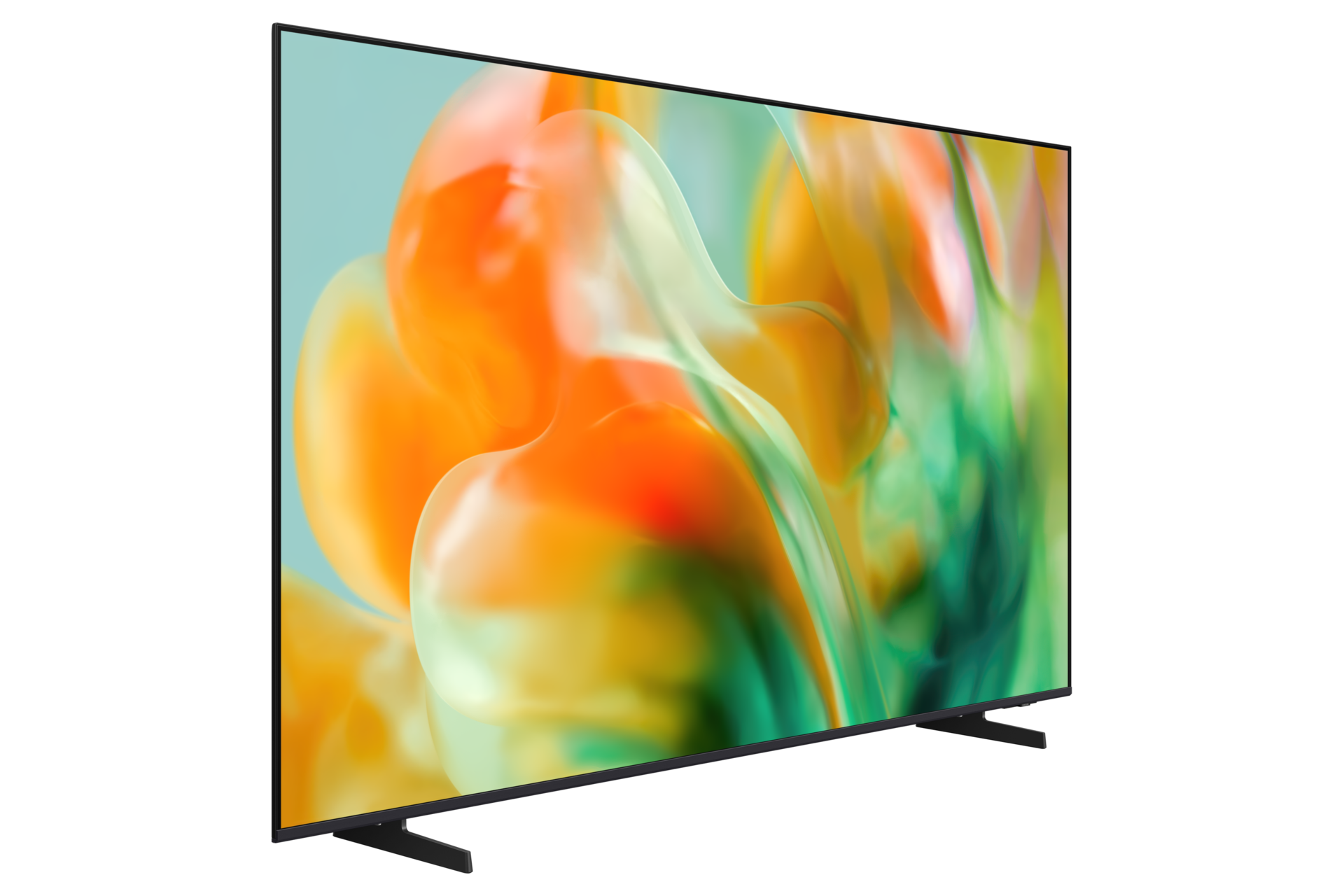 تلفزيون ذكي Samsung Vision AI (2026) مقاس 55 بوصة بدقة 4K وتقنية Mini LED وطراز M80H، من منظور أيسر، أسود 