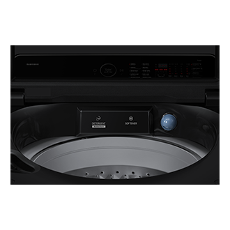 Bespoke AI Top Load Washer with AI Wash Detail1 Black 