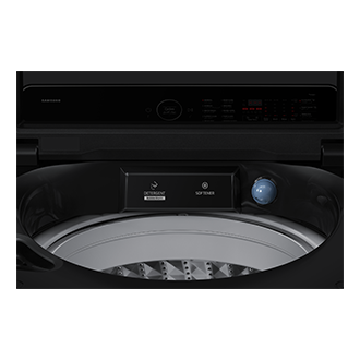 Bespoke AI Top Load Washer with AI Wash Detail1 Black 