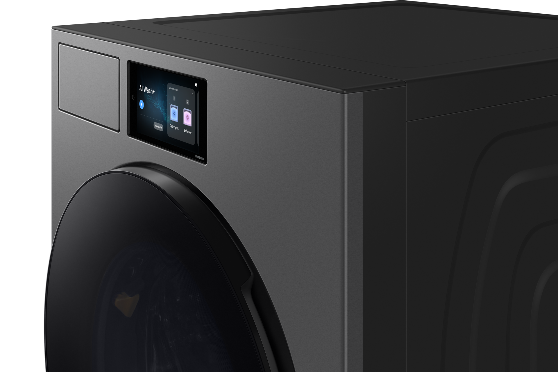Bespoke AI Laundry (Combo) with  AI Home R-Perspective-Detail Dark Gray 