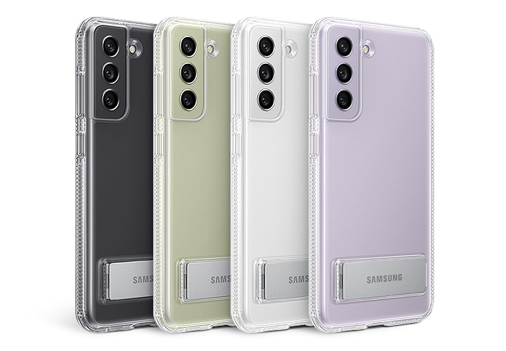 S21 FE Clear Standing Cover, EF-JG990CTEGWW, funda s21 fe - Vimarsana News