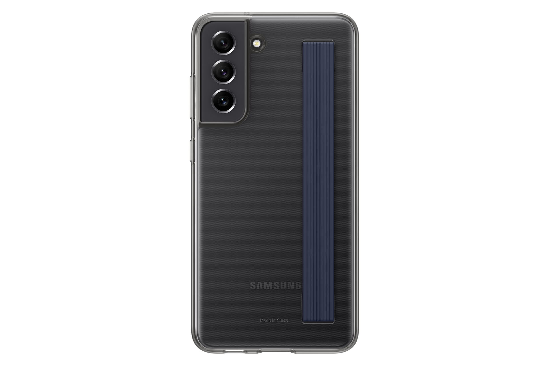Samsung S21 FE Slim Strap Cover - Black, Black