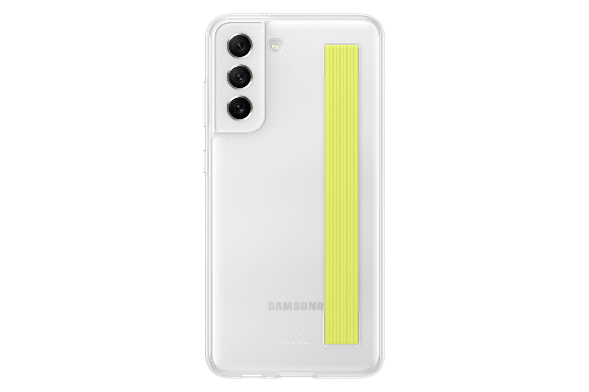 Samsung S21 FE Slim Strap Cover - White, White