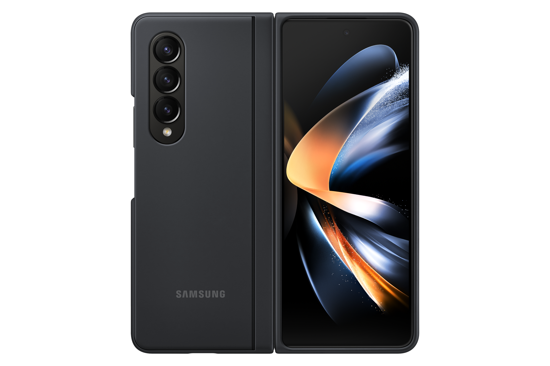 Samsung Galaxy Z Fold4 Slim Standing Cover - Black, Black