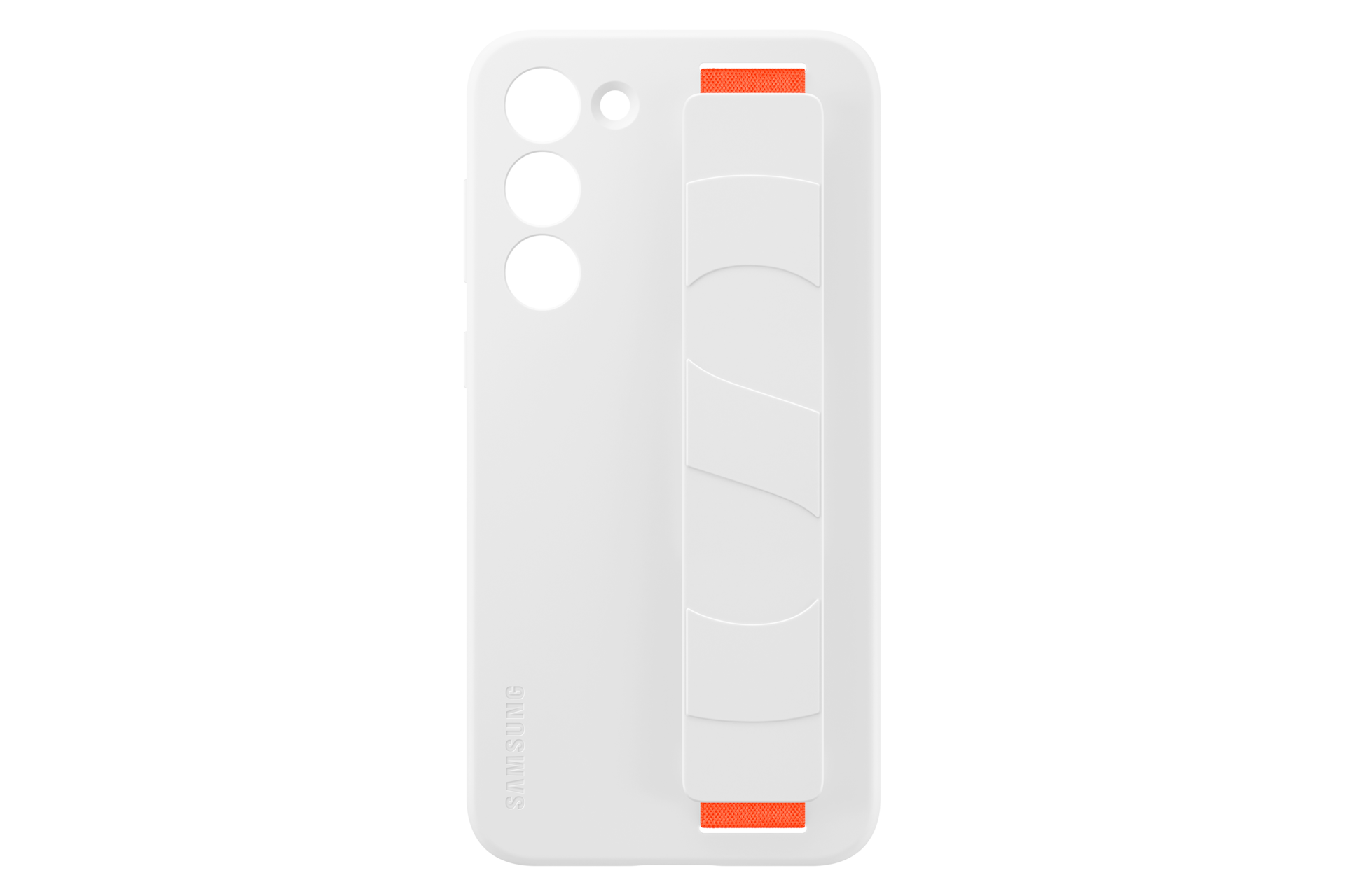 Samsung Galaxy S23+ Silicone Grip Case - White, White