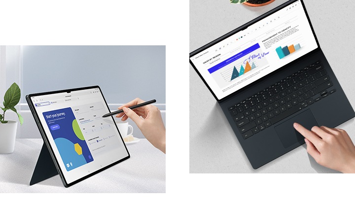 Book Cover con teclado | Galaxy Tab S9 Ultra