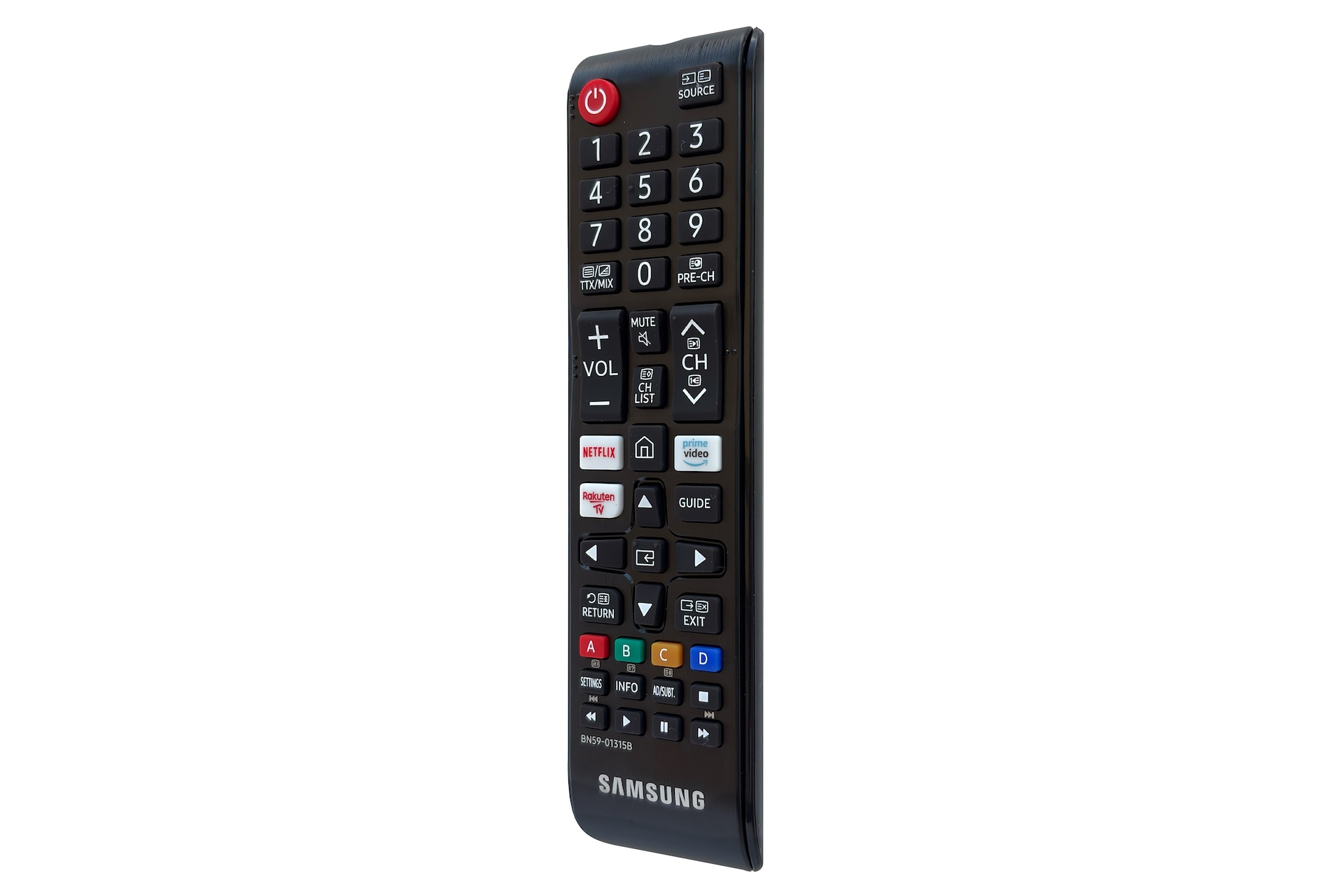 Television Remote Control Phantom Black