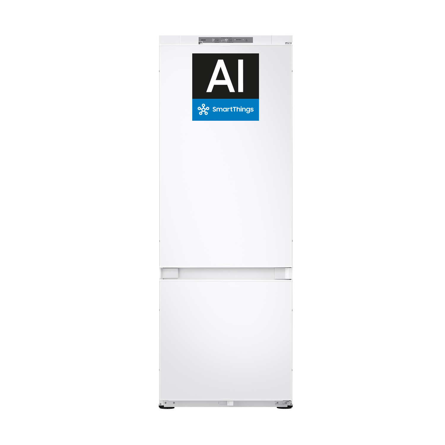 Frigorífico Combi Integrable Bespoke AI 193.5cm 389L Clase D Blanco BRB38G705DWWEF Front White 
