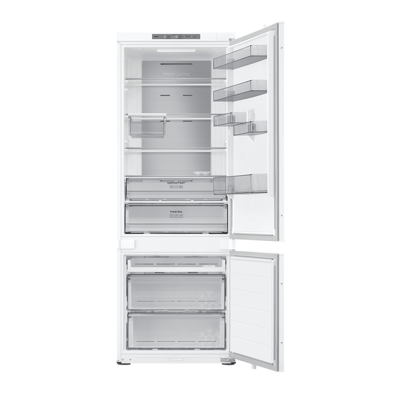 Frigorífico Combi Integrable Bespoke AI 193.5cm 389L Clase D Blanco BRB38G705DWWEF Blanco