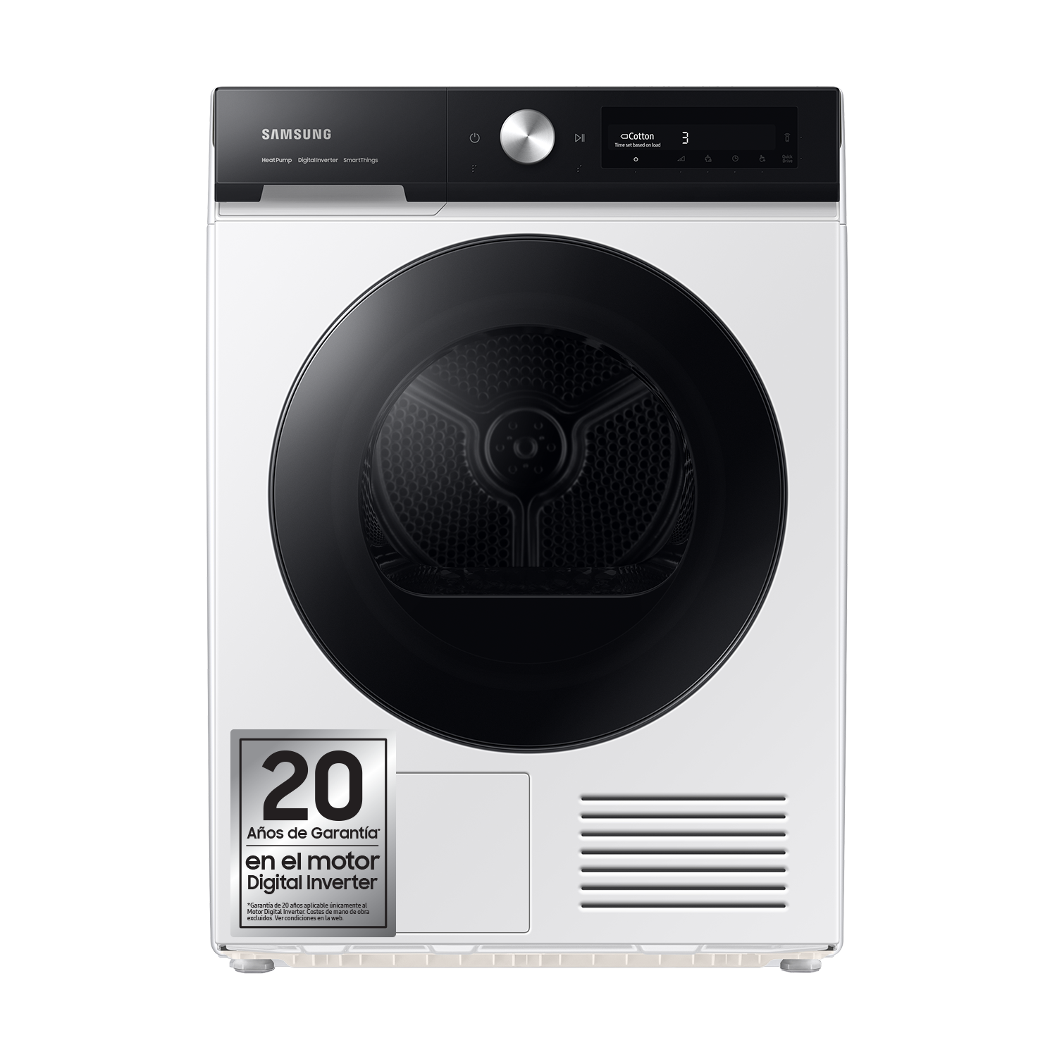 Secadora 9Kg QuickDrive™ Clase C Blanca DV90BB7445GES3 Blanco