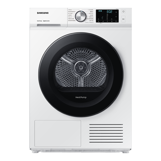 Secadora Bespoke 9kg Blanco DV90BBA245AW<br> Front White 