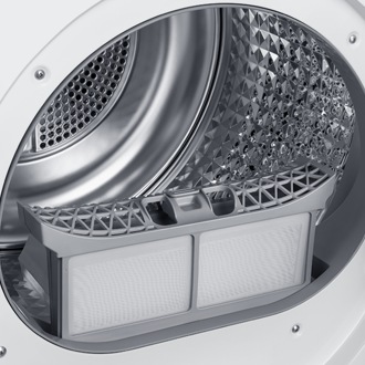 Secadora Bespoke 9kg Blanco DV90BBA245AW<br> Detail-Drum White 