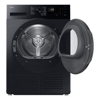 Secadora 9Kg Bomba de Calor Clase C Negra DV90DG52A0ABEC Front-Open Black 