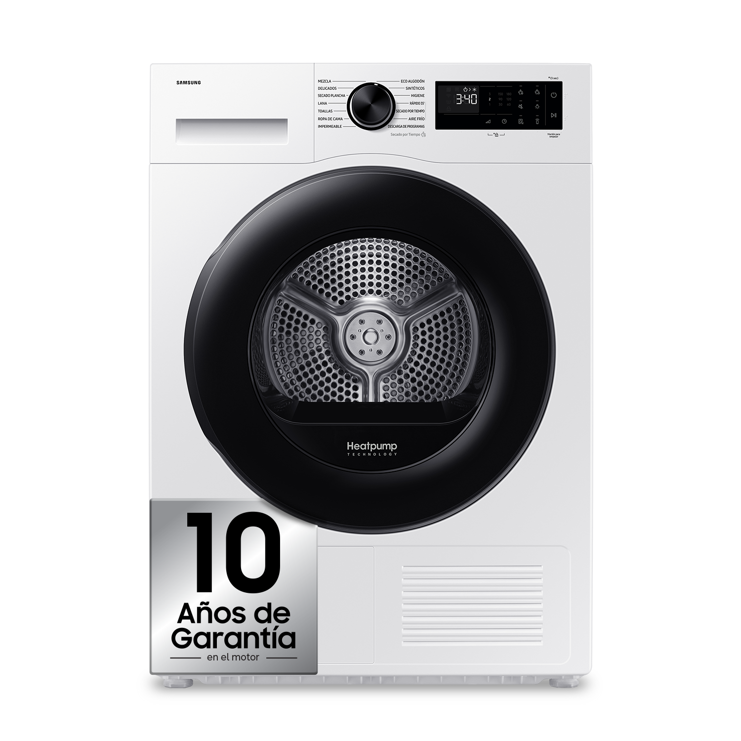 Secadora 9Kg Inteligencia Artificial Clase C Blanca DV90DG52A0AEEC Blanco