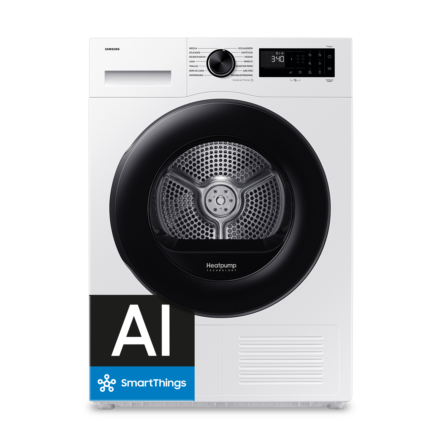 Secadora 9Kg Inteligencia Artificial Clase C Blanca DV90DG52A0AEEC Blanco