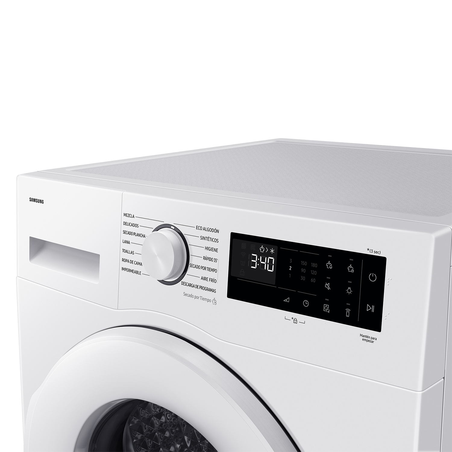 Secadora 9Kg Bomba de Calor Clase C Blanca DV90DG52A0TEEC
