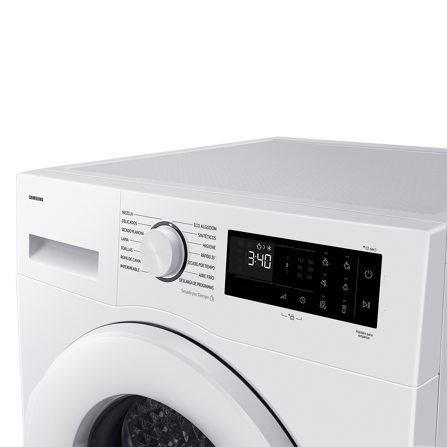 Secadora 9Kg Bomba de Calor Clase C Blanca DV90DG52A0TEEC