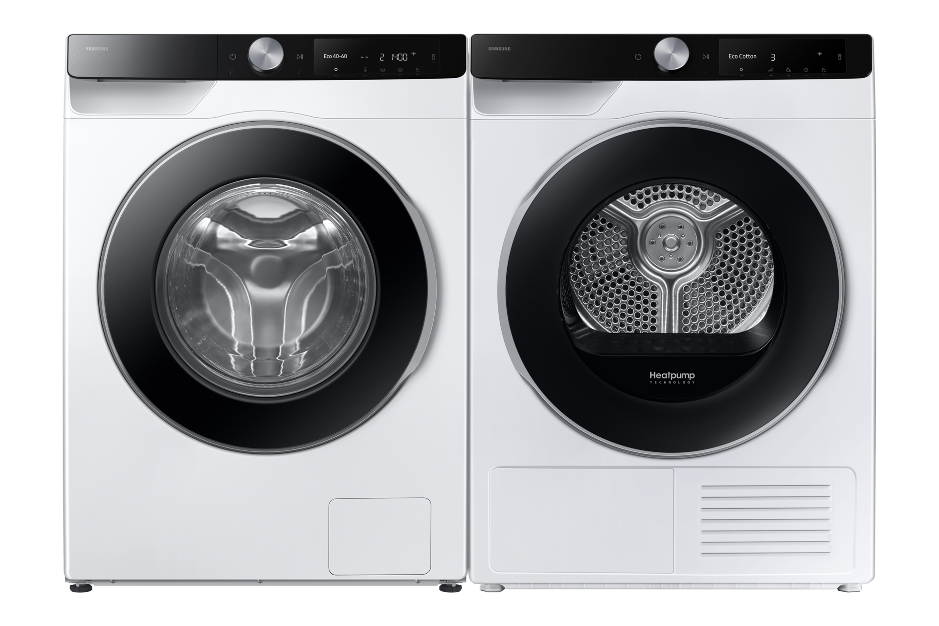 Secadora 9k AI Dry+ Clase A Blanca DV90DG6845LKU3 Front-pair White 