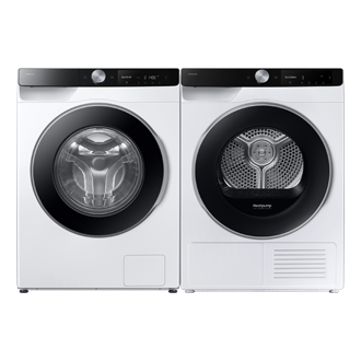 Secadora 9k AI Dry+ Clase A Blanca DV90DG6845LKU3 Front-pair White 