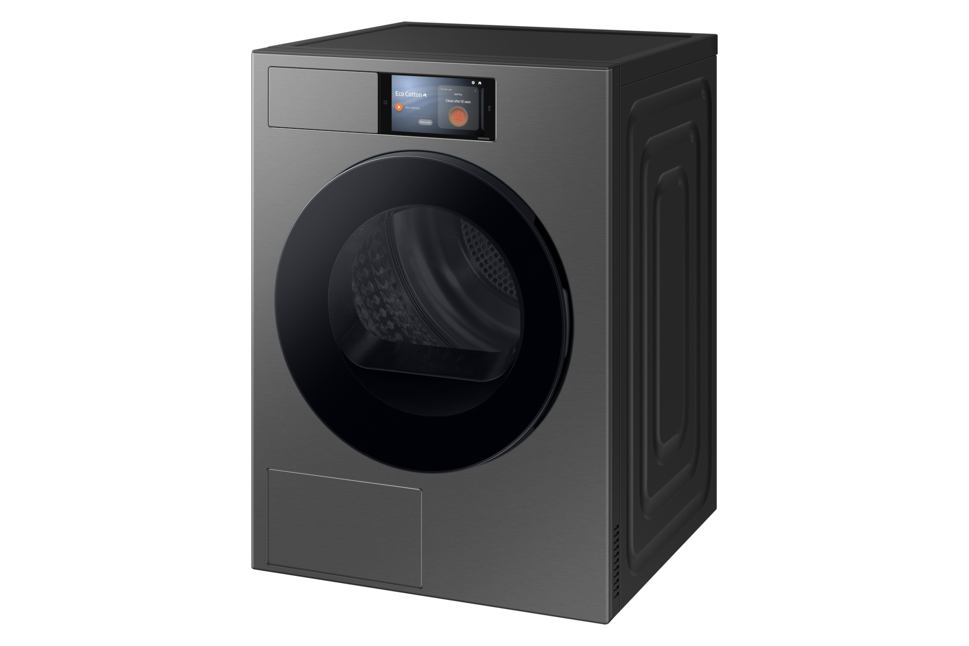 Secadora Bespoke AI 9kg QuickDrive™ Clase A Grafito DV90F09F4SU3 ‎ ‎ R-Perspective Metallic Silver 
