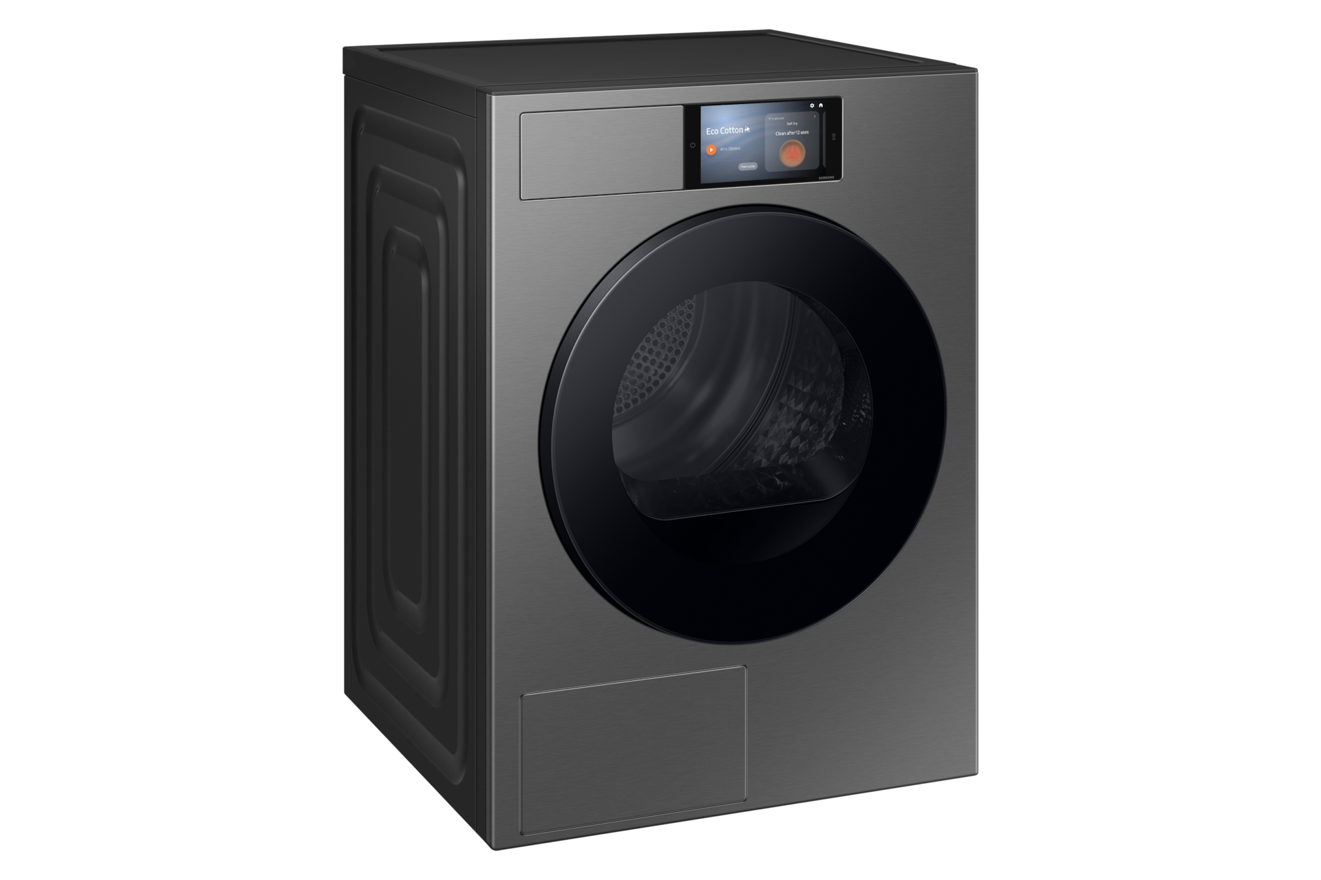 Secadora Bespoke AI 9kg QuickDrive™ Clase A Grafito DV90F09F4SU3 ‎ ‎ L-Perspective Metallic Silver 