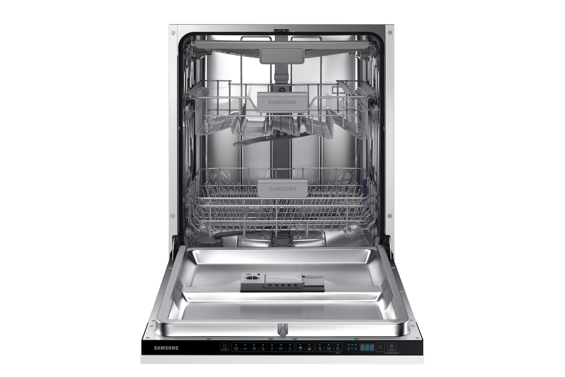 DW5500MM Dish Washer with Wide Led display DW60M6050BB/EO Front-Open White 