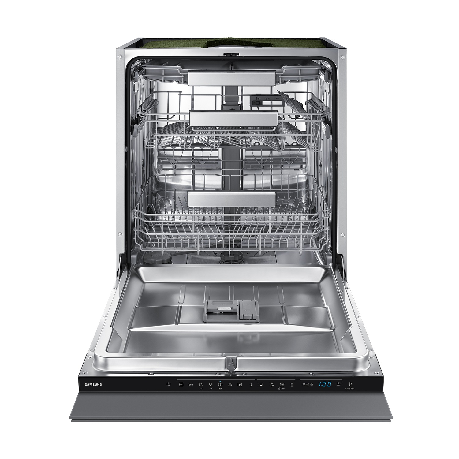 Lavavajillas Integrable AI 60cm 14 cubiertos AutoRelease™ Clase C Inox DW70H73WCI0U1 Gray