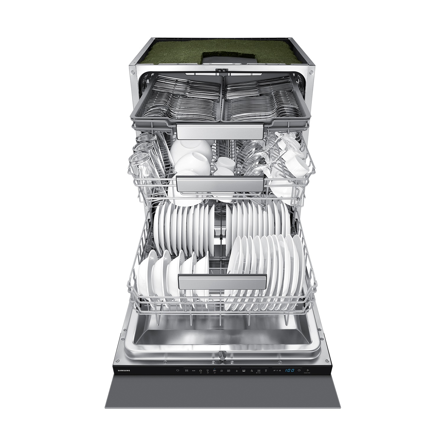 Lavavajillas Integrable AI 60cm 14 cubiertos AutoRelease™ Clase C Inox DW70H73WCI0U1 Gray