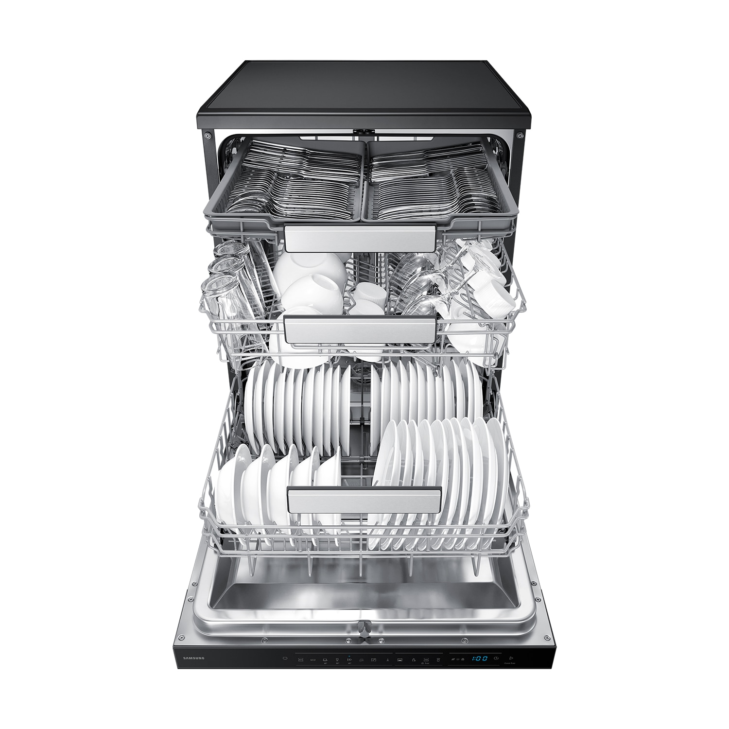 Lavavajillas Libre Instalación AI 60cm 14 cubiertos Clase C Negro DW70H73YCFEU1 ​ ​ Black