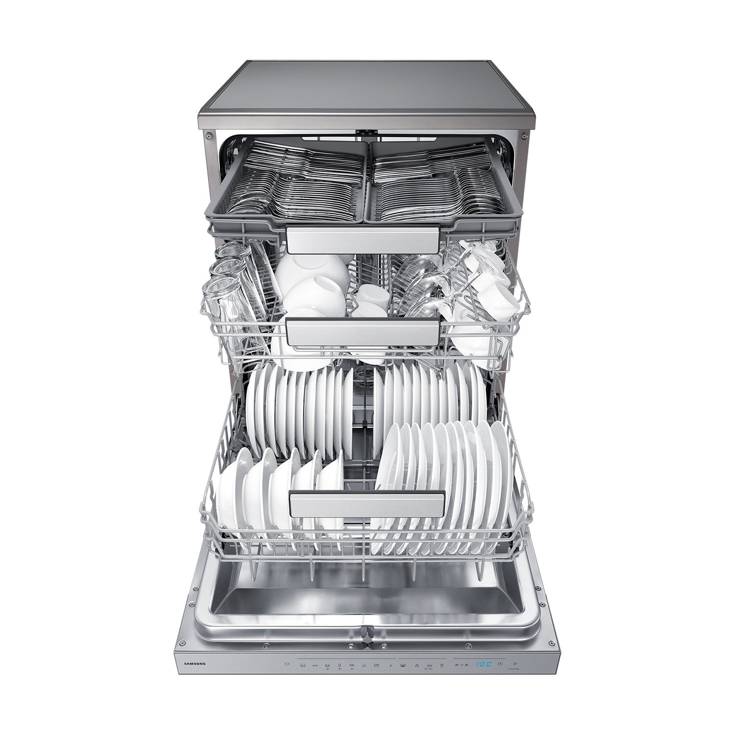 Lavavajillas Libre Instalación AI 60cm 14 cubiertos Clase C Inox DW70H73YCFRU1 ​ ​ Inox