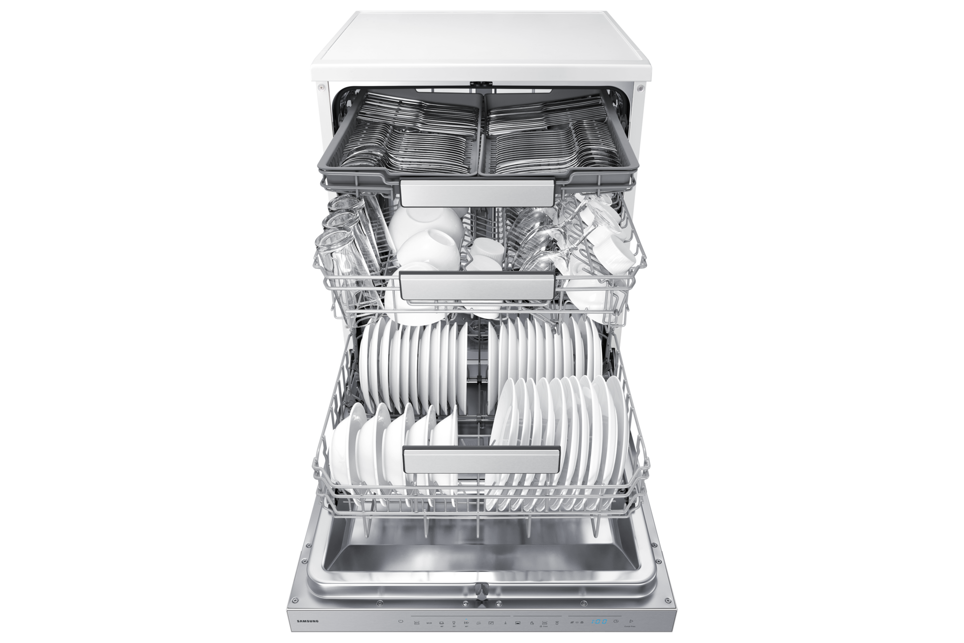 DW70HM/24 FreeStanding Dishwasher Energy Efficiency Class C and Flex Load ⠀ Front-Open3 White 