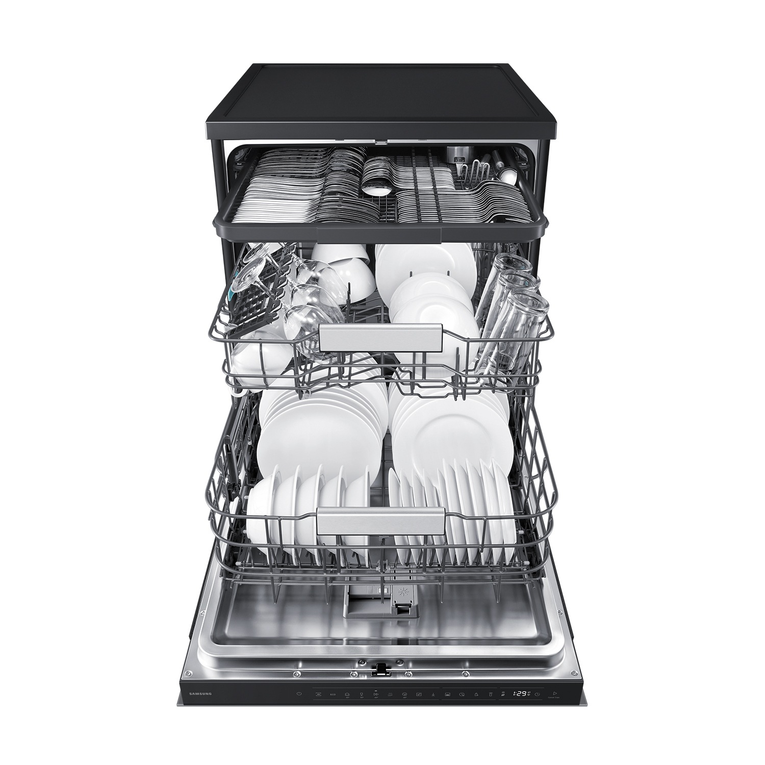 Lavavajillas Libre Instalación Bespoke AI 60cm 14 cubiertos Clase A Negro DW80H73YAFFU1 ​ ​ Negro