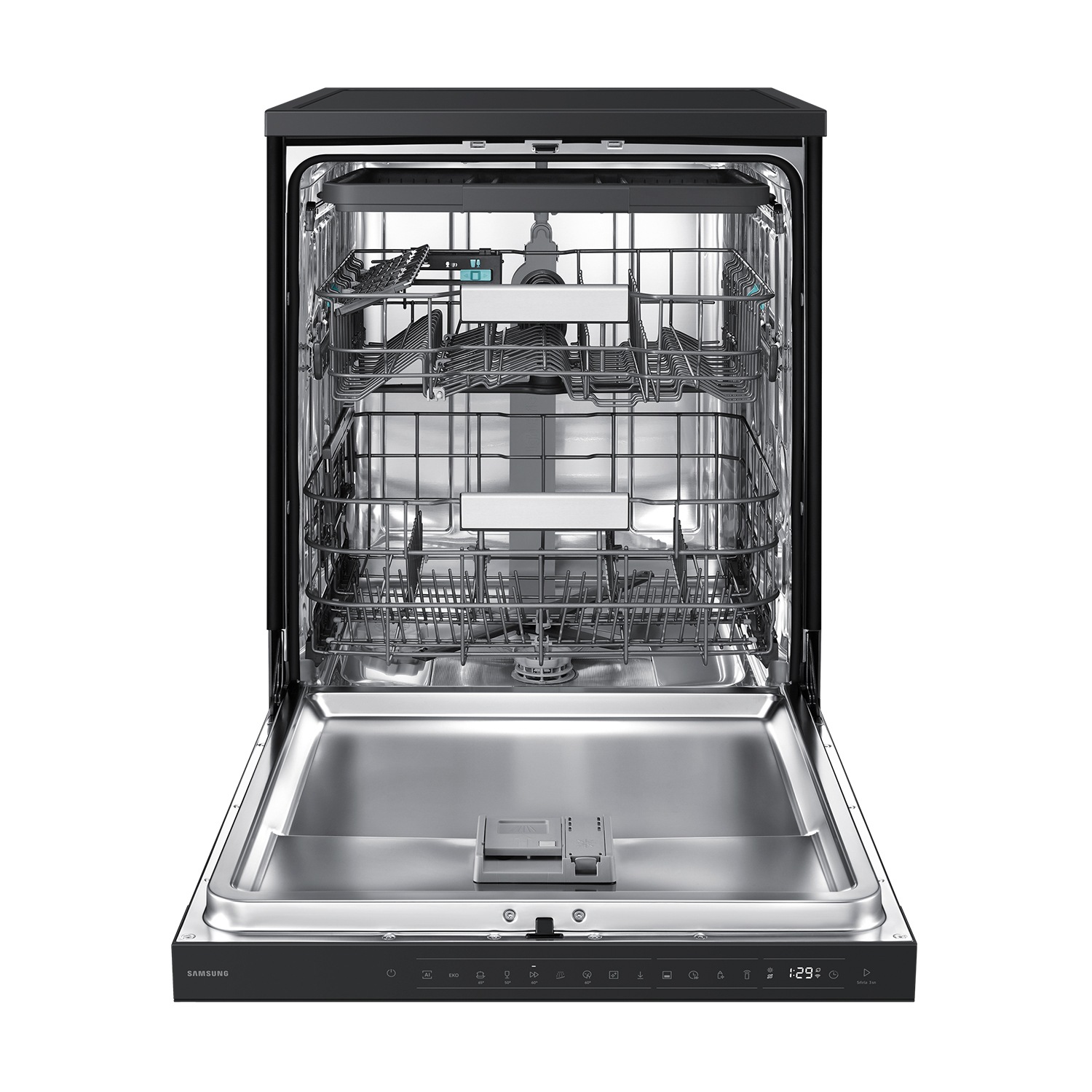 Lavavajillas Libre Instalación Bespoke AI 60cm 14 cubiertos Clase B Negro DW80H73YBFFU1 Black