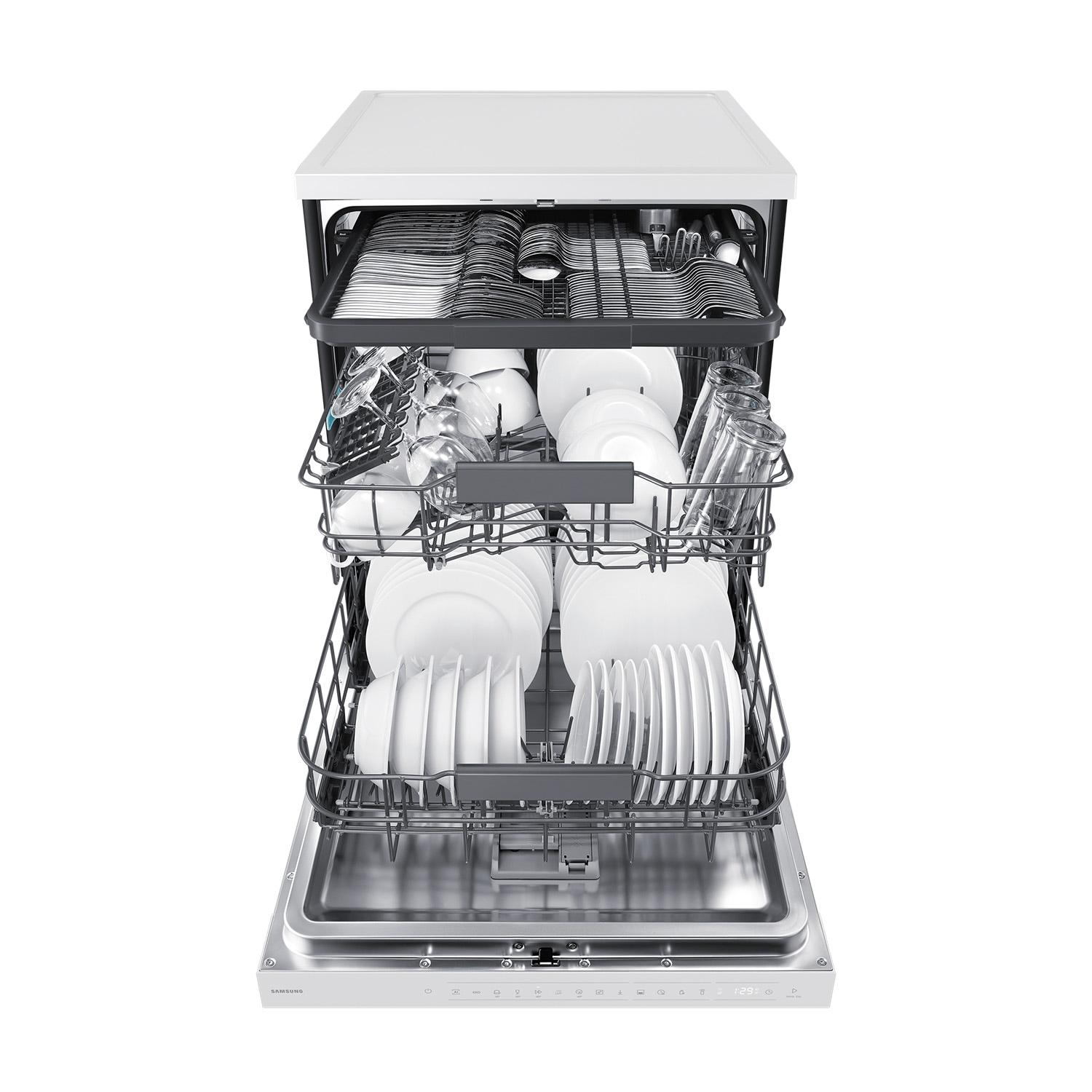 Lavavajillas Libre Instalación Bespoke AI 60cm 14 cubiertos Clase B Blanco DW80H73YBFZU1 Essential White