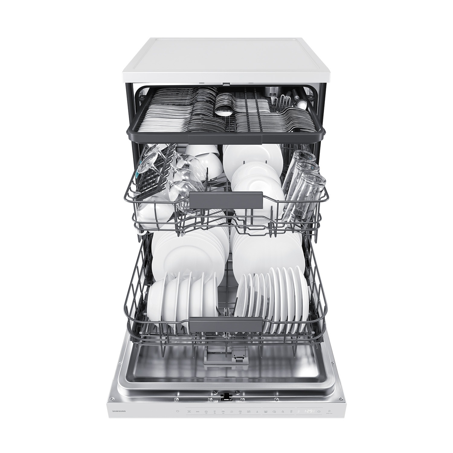 Lavavajillas Libre Instalación Bespoke AI 60cm 14 cubiertos Clase B Blanco DW80H73YBFZU1 Essential White