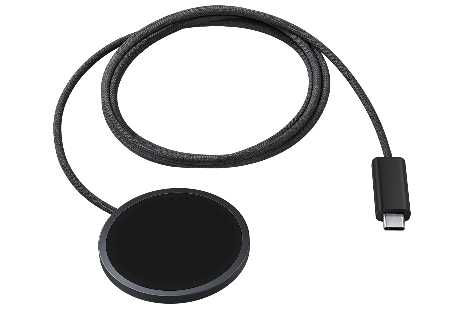 Cargador inalámbrico magnético Samsung diseñado para ofrecer carga inalámbrica rápida y alineación precisa mediante tecnología Qi2.