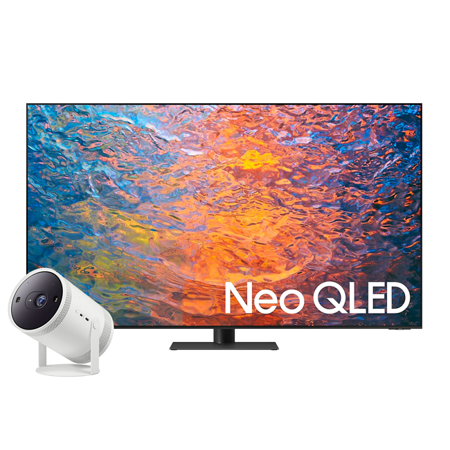 TV Neo QLED 65  Samsung TQ65QN95CATXXC, UHD 4K, Inteligencia Artificial,  Pantalla Infinity, Smart TV powered by Tizen, Slate Black