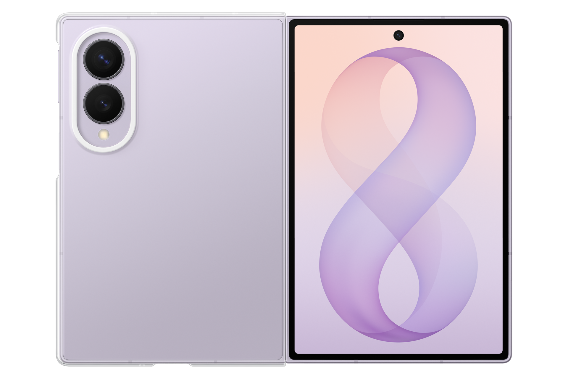 Samsung Funda Transparente para Galaxy Fold8, Transparente