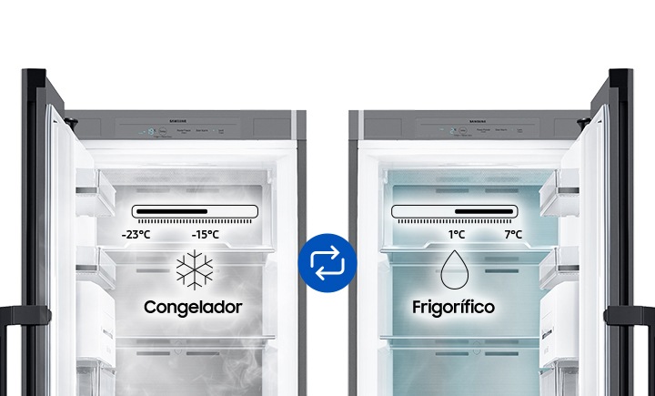 SAMSUNG CONGELADOR VERTICAL SAMSUNG 1 PUERTA LIBRE INSTALACION NO FROST 323  LITROS F RZ32A7485S9/EF Inox - oferta: 982,31 € - Congeladores