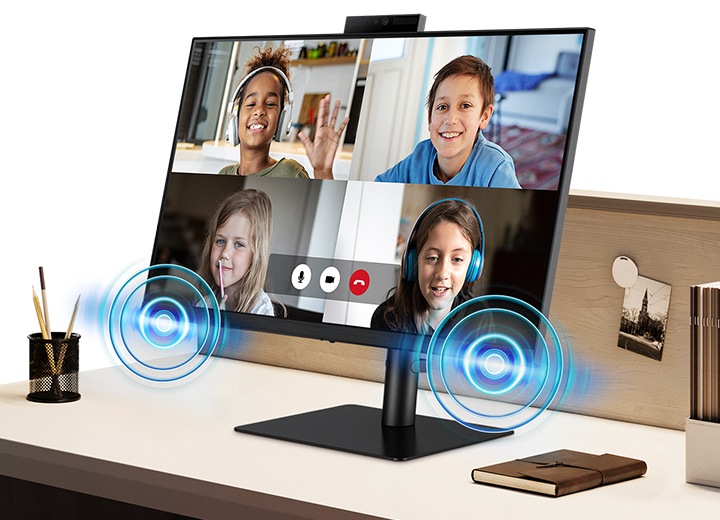 Samsung facilita el teletrabajo con un monitor con webcam integrada que se  esconde cuando no se usa